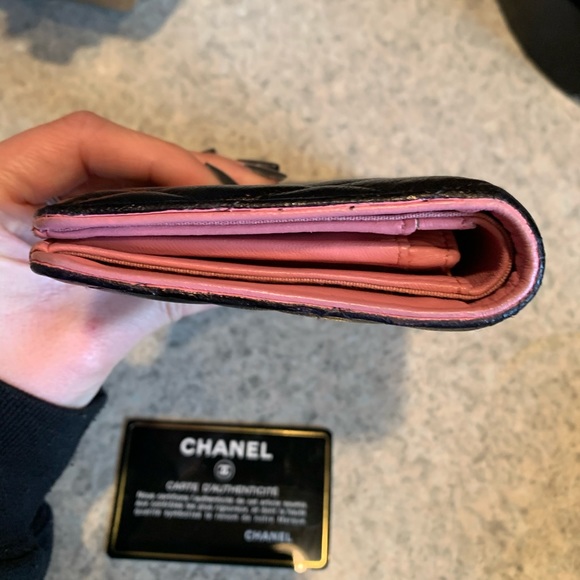 SOLD Authentic Chanel quilted black wallet - Picture 3 of 10